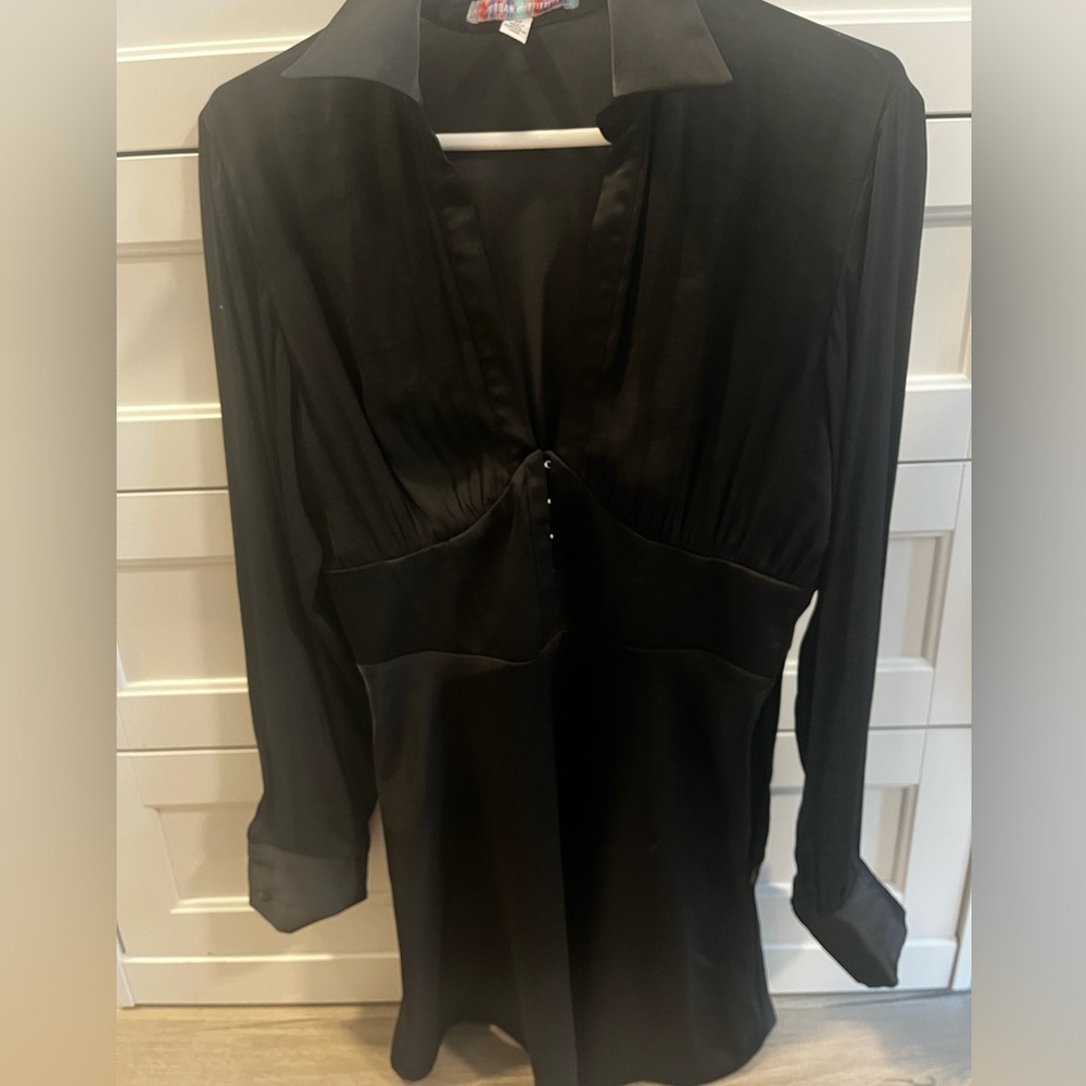 Urban Outfitters Black Satin dress